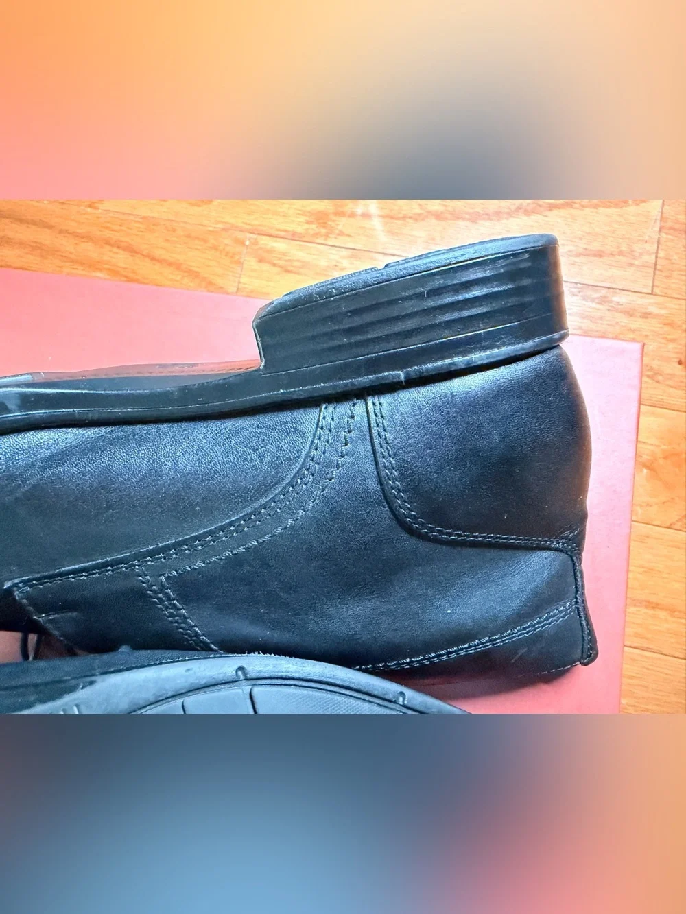 Johnston & Murphy Black Leather Chukka Boots